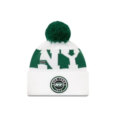 Sapca New Era New York Jets NFL Alternate Cold Weather Sport Knit Beanie - Albi